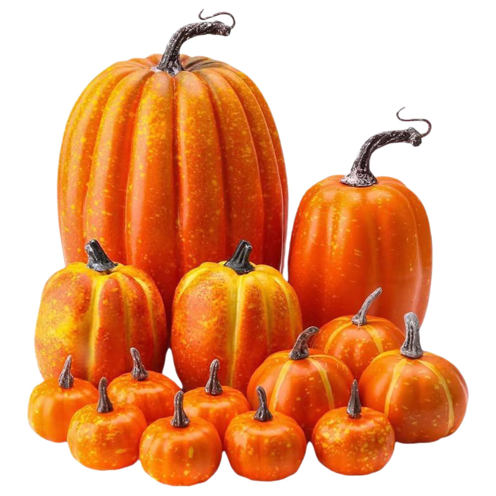 Citrouilles artificielles haut de gamme imitation naturelle pour style ferme chic