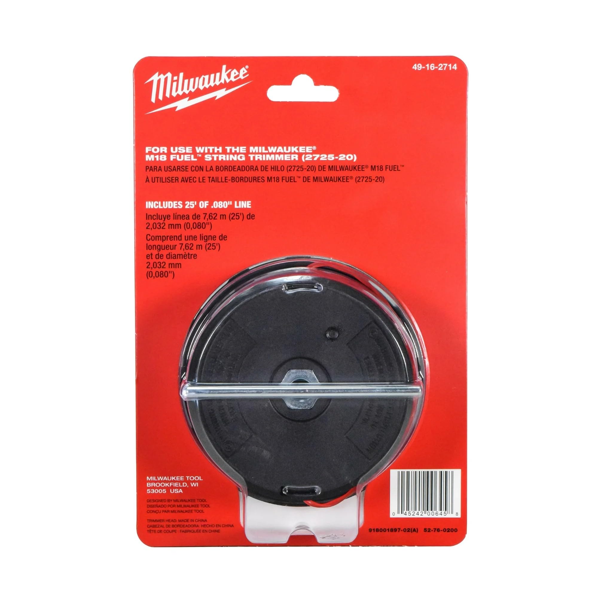 MILWAUKEE ELEC TOOL 49-16-2714 REPL EASYLD TRIMMER HEAD