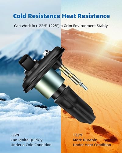 Miniatura 4 de ECCPP UF303 5 bobinas de encendido con 5 bujías de iridio 5019, para Chevrolet, para GMC Olds, para Saab, para Isuzu Trailblazer Envoy Rainer