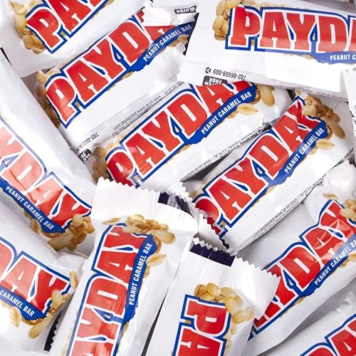 PayDay - Barras de caramelo de tamaño snack de 11.6 onzas (aproximadamente 16 piezas), paquete de 2