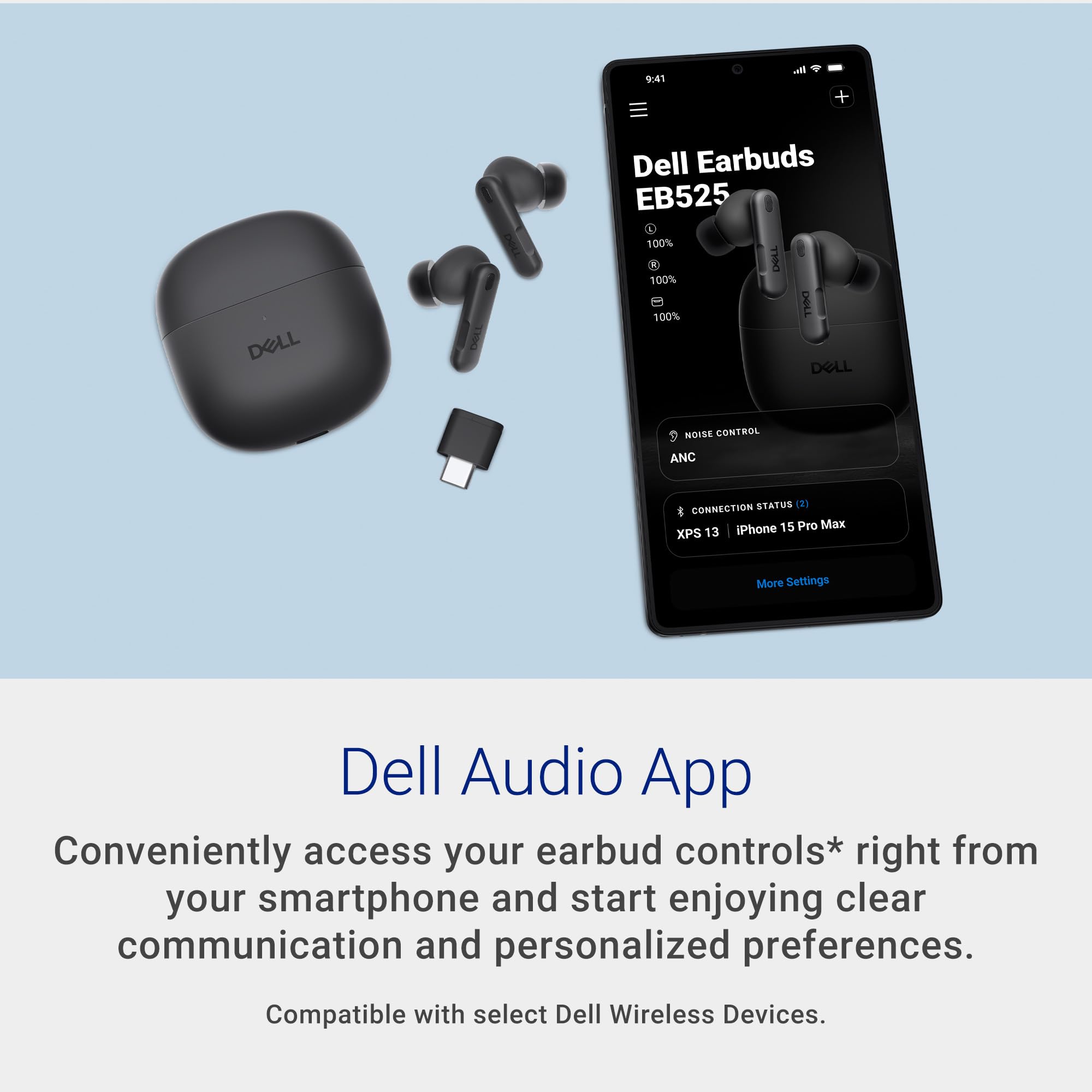 Auriculares DELL Pro Plus EB525 - True Wireless, Bluetooth 5.3