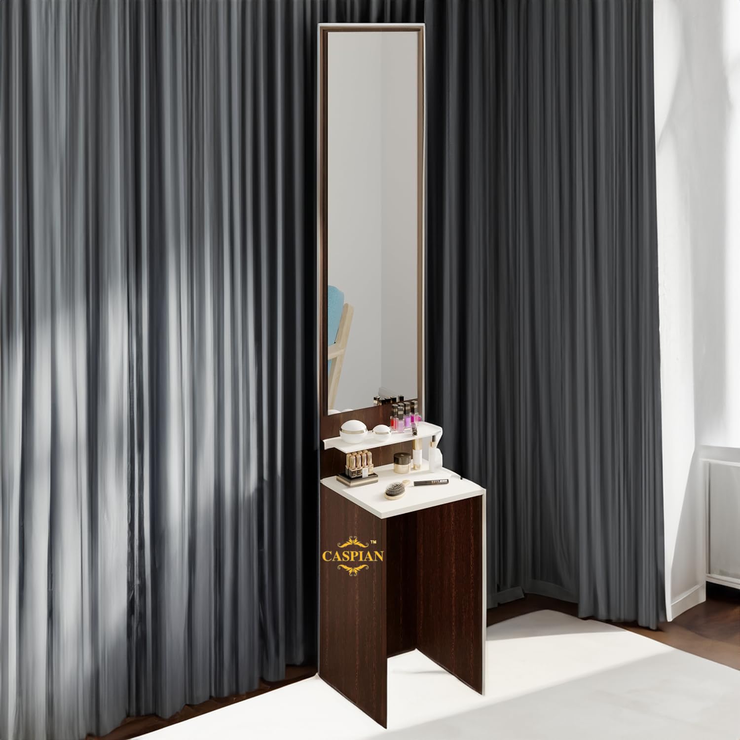 CASPIAN Furniture Dressing Table for Bedroom || Living Room || Size in inches (72x12x11.8)-image-2