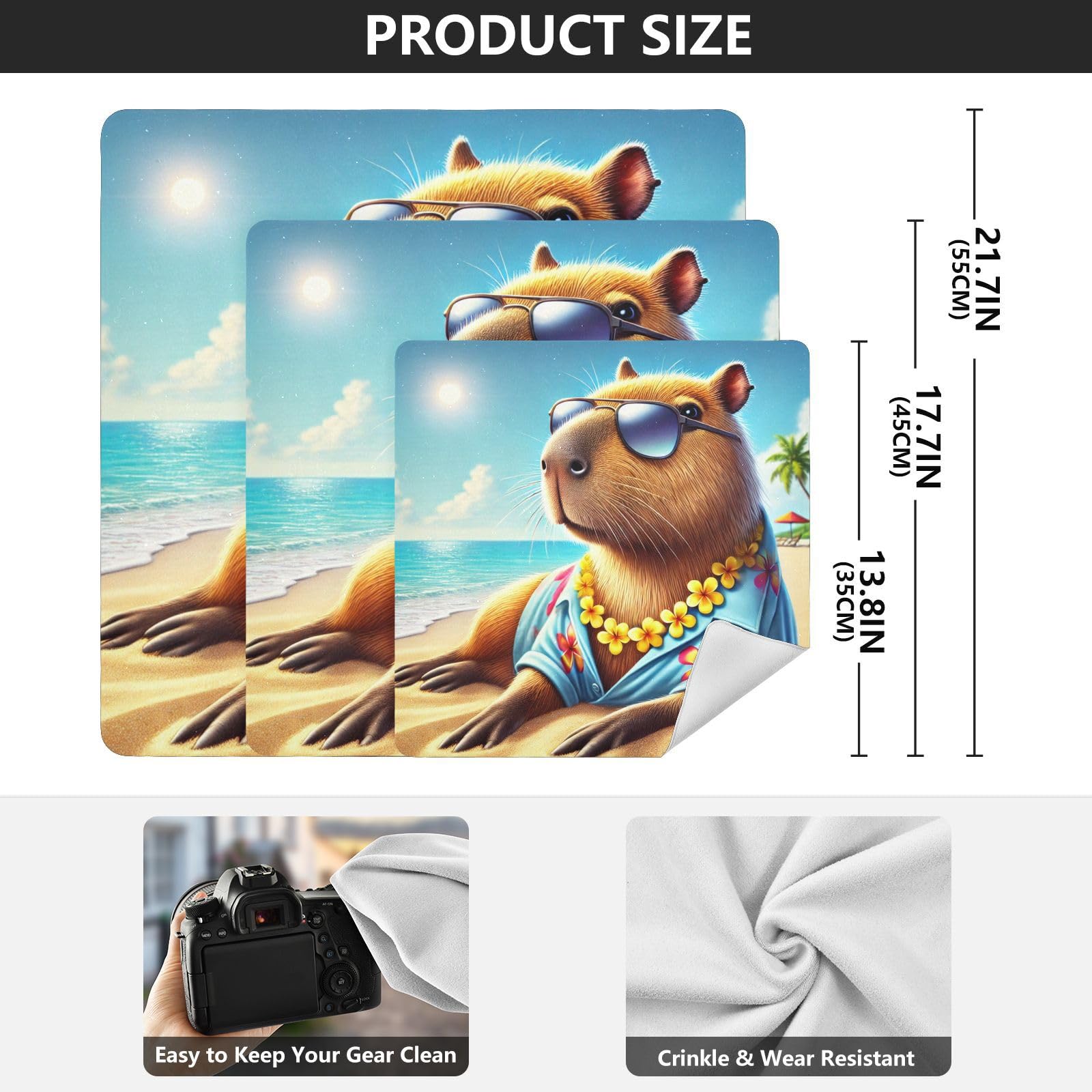 Capybara Beach Summer Protective Wrap 13.8