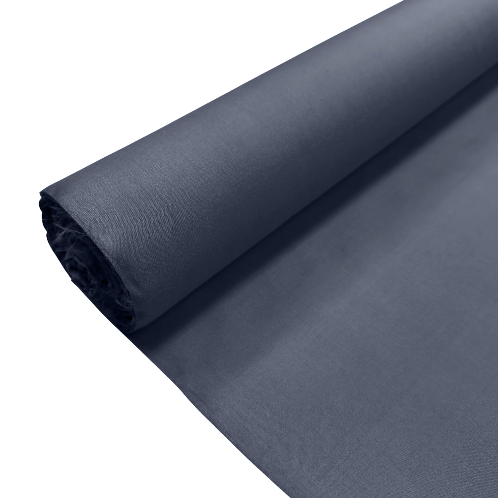 Graphite Plain Polycotton Fabric Dress Craft Poly Cotton Material | 3 Metre (300cm x 112cm) | Soft Poly Cotton for Sewing, Dressmaking, Crafts, Bunting & Lining — image 1