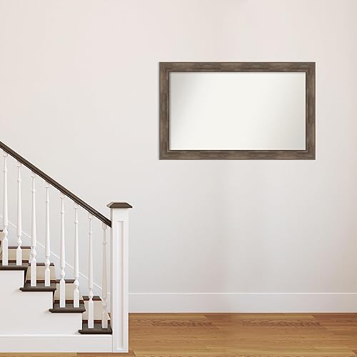 Miniatura 5 de Amanti Art Espejo personalizado, espejo de baño de madera dura, espejo de pared o espejo de tocador de baño sobre el fregadero (26.75 x 42.75