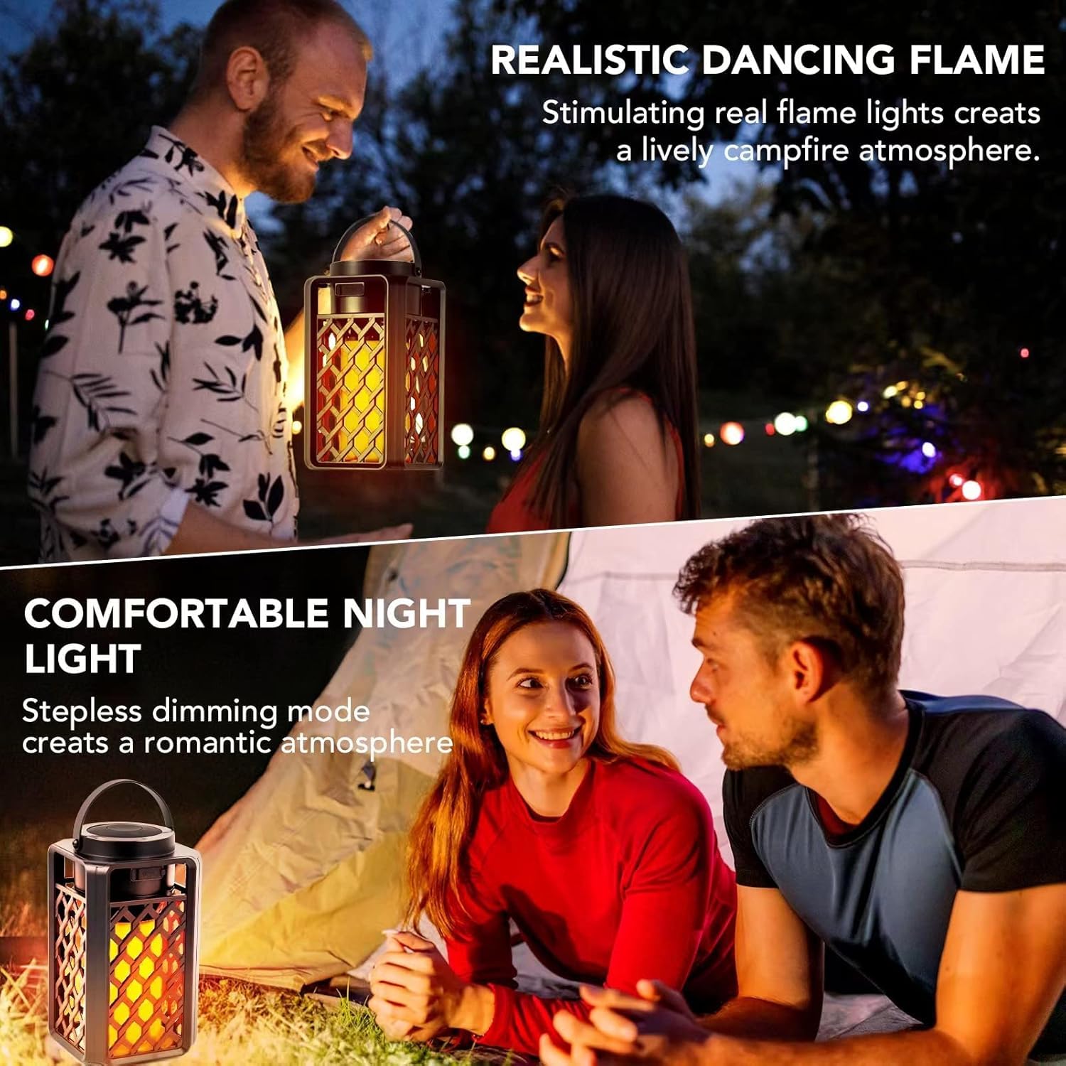 Altoparlante Bluetooth per esterni con luce fiamma, altoparlante esterno, torcia per esterni, IP65 impermeabile senza fili per terrazza, giardino.