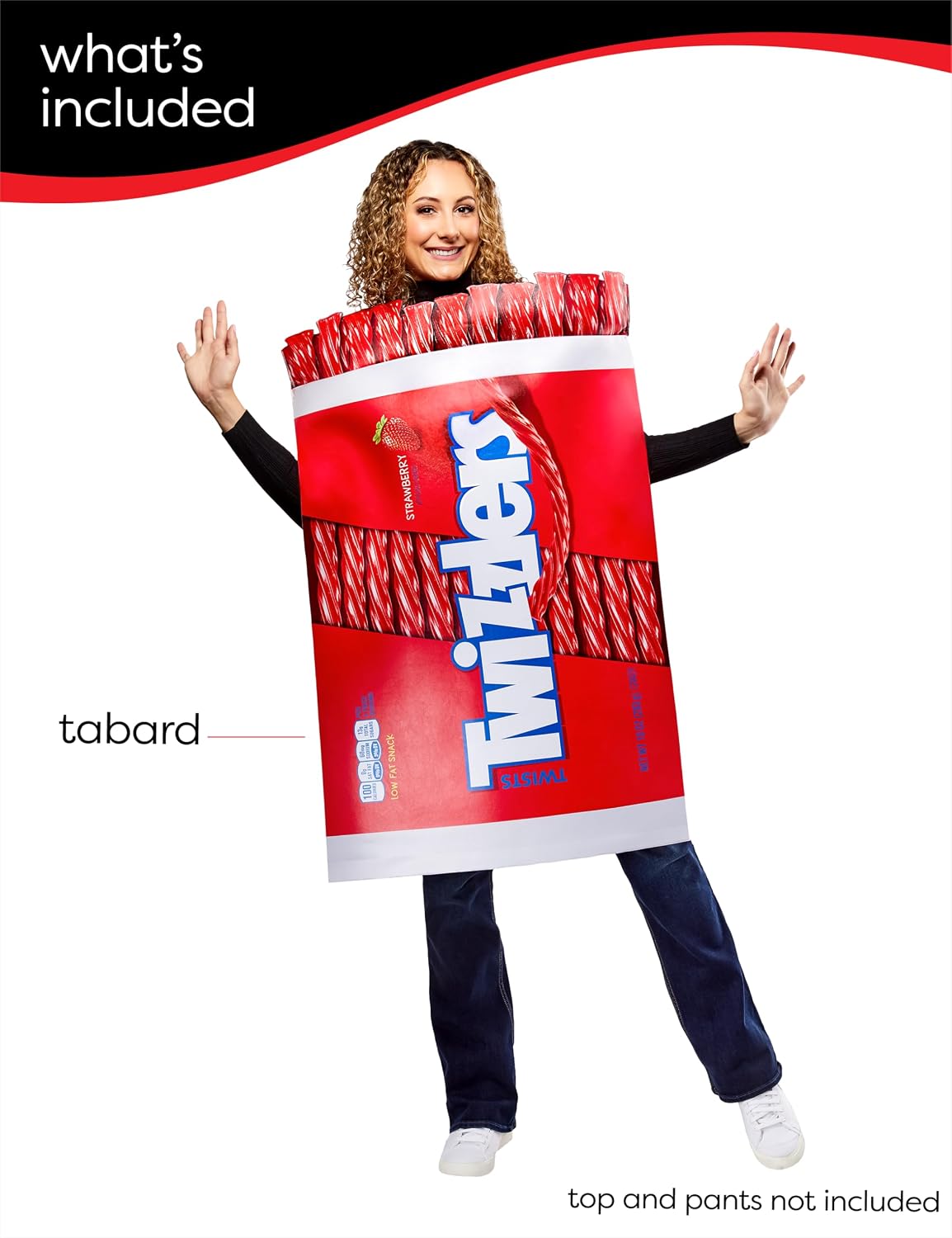 Rubies Hershey's: Twizzlers Costume for Adults, Unisex One Size