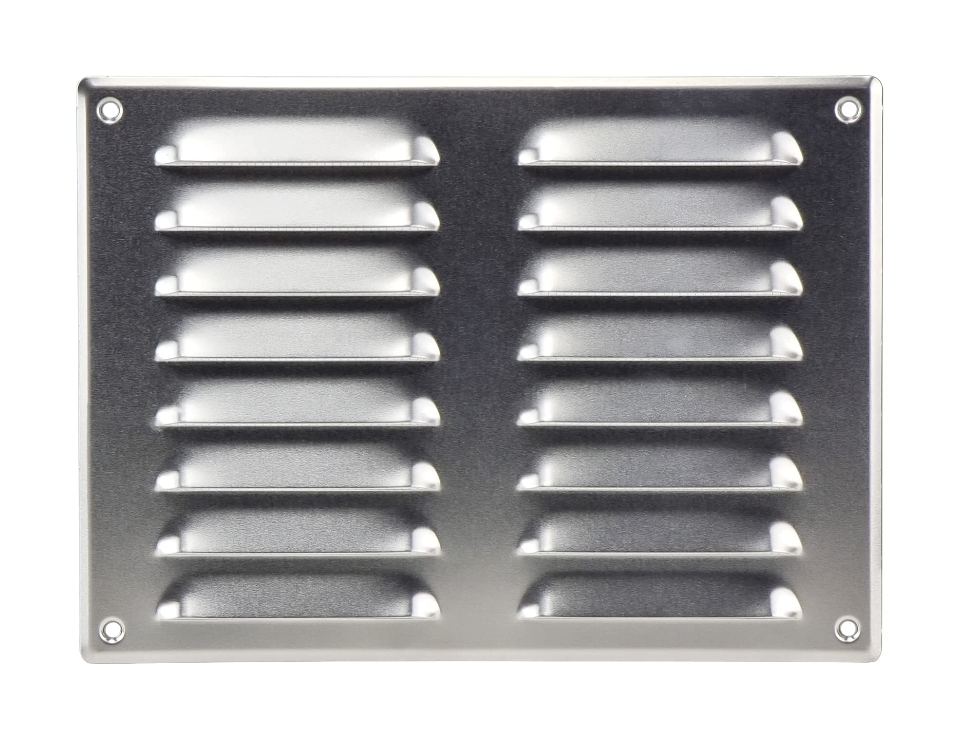 Steinberg14 Aluminium 260X190mm Metal Air Vent Cover With Insect Mesh - 10X7.5 Inch Ventilation Grille - Rectangular Air Vents For Outdoor And Indoor - Air Vent Register For Walls And Ceilings