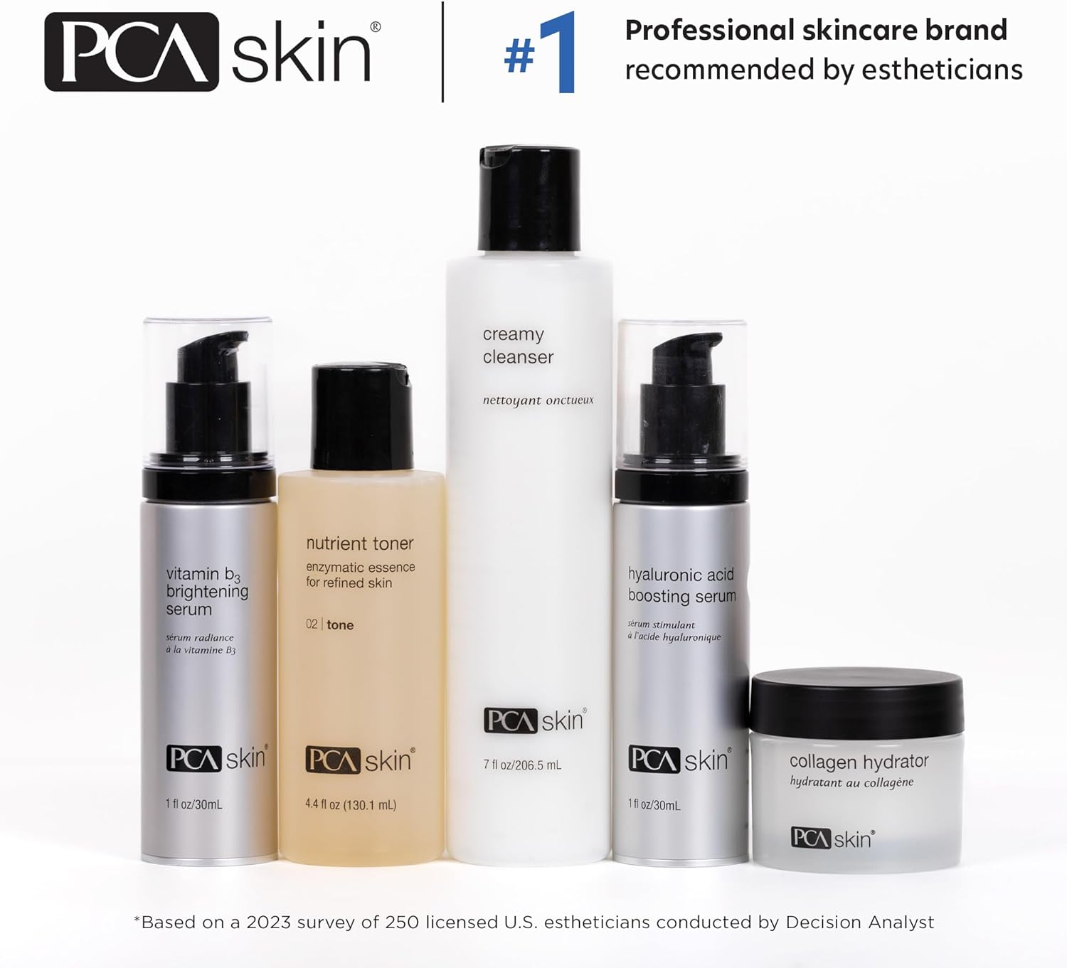 PCA SKIN Hydration Essentials Kit, Hyaluronic Acid Boosting Serum, Collagen Hydrator Facial Mositurizer Set image 6 of 6 B0CS22RW9B