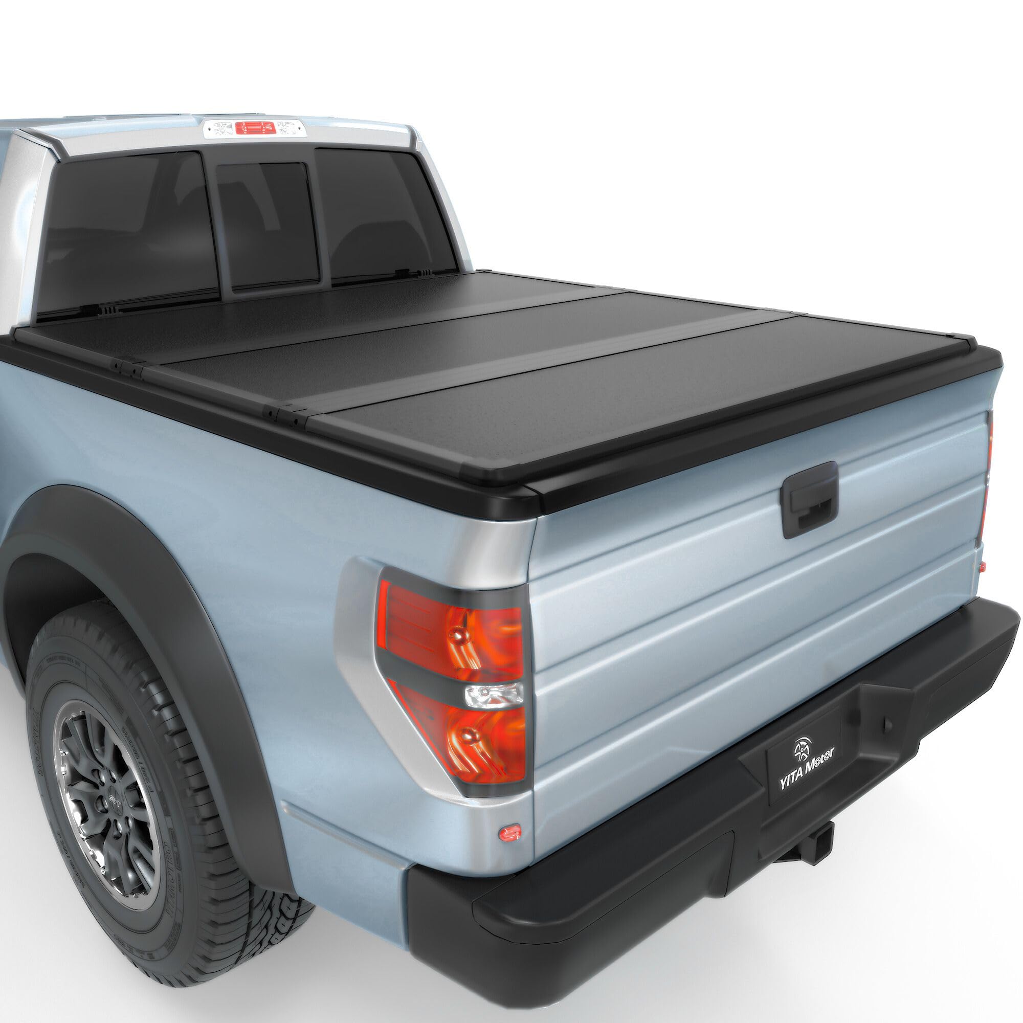 Photo 1 of YITAMOTOR Hard Tri-Fold Tonneau Cover for Ford F-150 5.5ft (2015-2026)