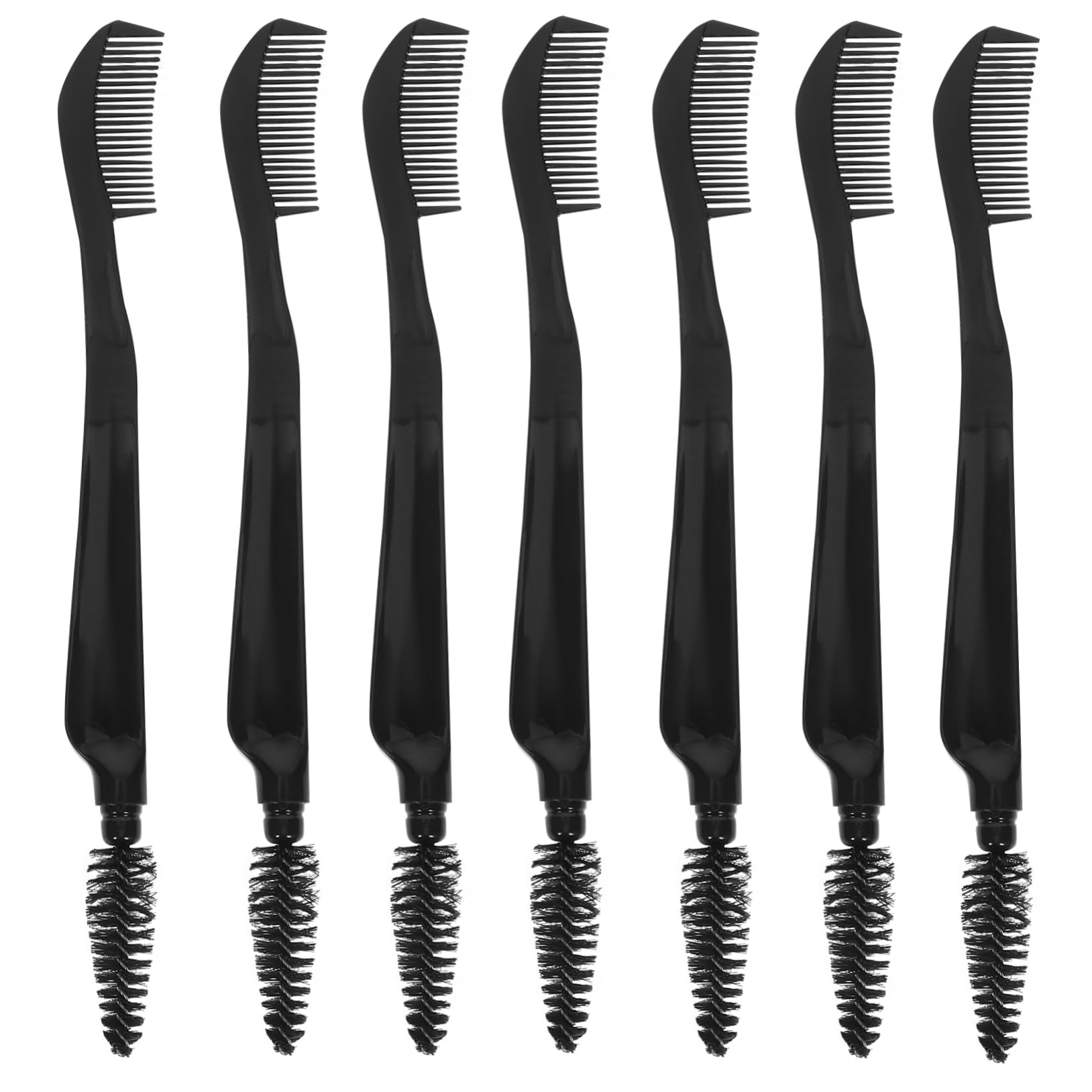 FOMIYES Eyelash Comb Brow Brush Set 2-in-1 Makeup Tool Dense Lash Comb for Separating and Eyelashes Brows