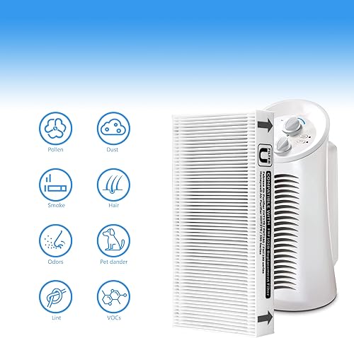 Miniatura 5 de GoKBNY Paquete de 6 filtros de repuesto FRF102B compatibles con purificador de aire Febreze FRF102BFHT170FHT180FHT190 y filtro Honey-Well HEPAClean