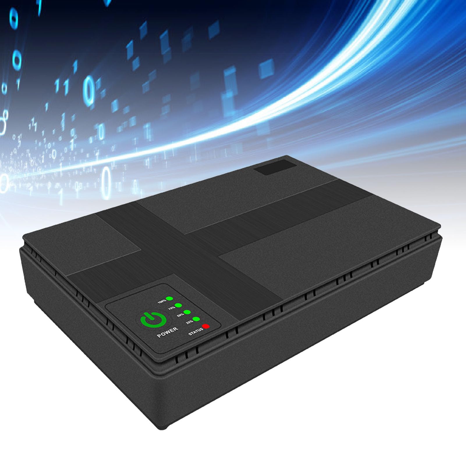 Mini UPS con batteria di backup da 10400 mAh, uscita POE LAN USB CC da 18 W | Per fotocamere, lettori DVD portatili e sistemi di controllo accessi