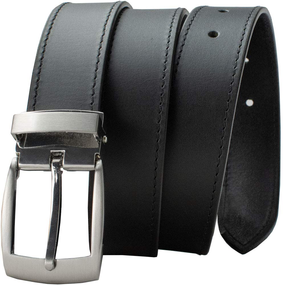 Nickel Smart Black Balsam Knob Belt - 38 Inch