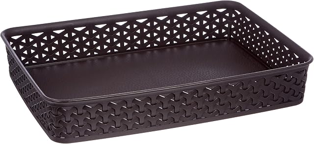 Curver My Style 2045064 A4 plastic basket dark brown