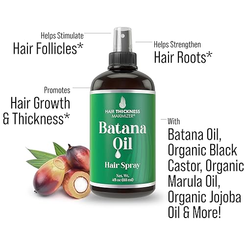 Miniatura 2 de Aceite de batana para el crecimiento del cabello. Batana cruda de Honduras + ricino negro. Vegano, suero acondicionador sin enjuague para mujeres,