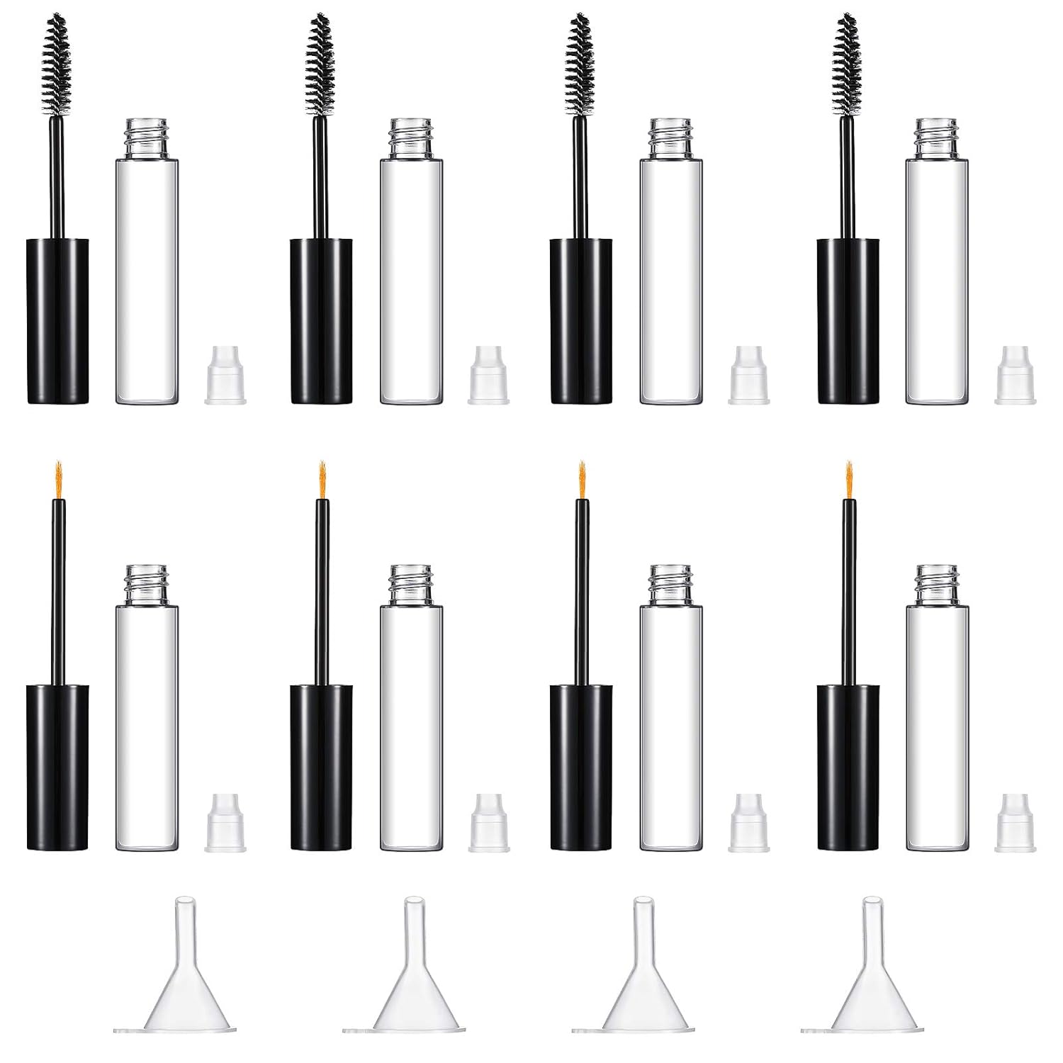 12 Pieces 10 ml Empty Mascara Tubes Eyelash Serum Tubes