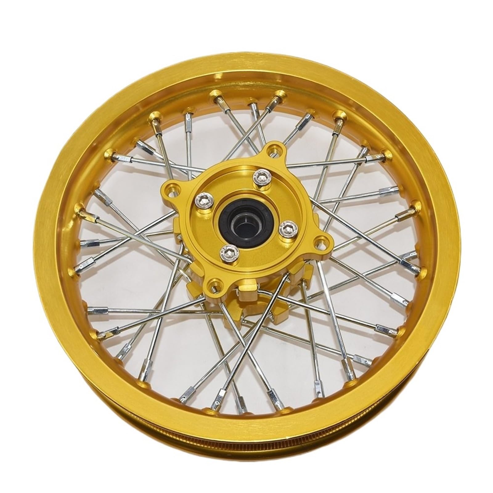 CNC Cerchio anteriore e posteriore da 10 pollici 1.60-10 "Per piccole moto da cross fuoristrada Dirt Pit Bike Cerchioni per moto