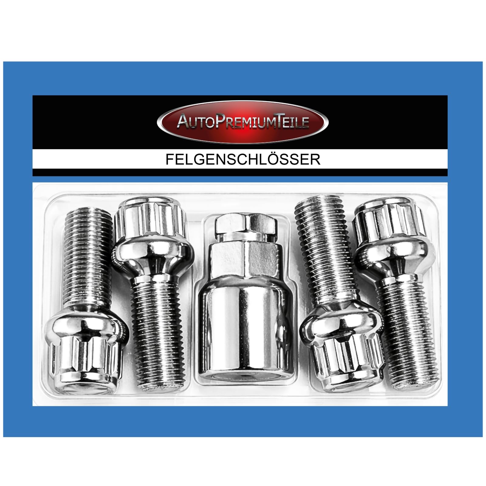 Felgenschloss M14x1,5x28mm Kugelbund R13 kompatibel mit Audi Bentley Cupra Ford Seat Skoda McLaren VW 4x silberne Felgenschlösser Felgensicherungen Radsicherungen Radschlösser Radschrauben Radbolzen