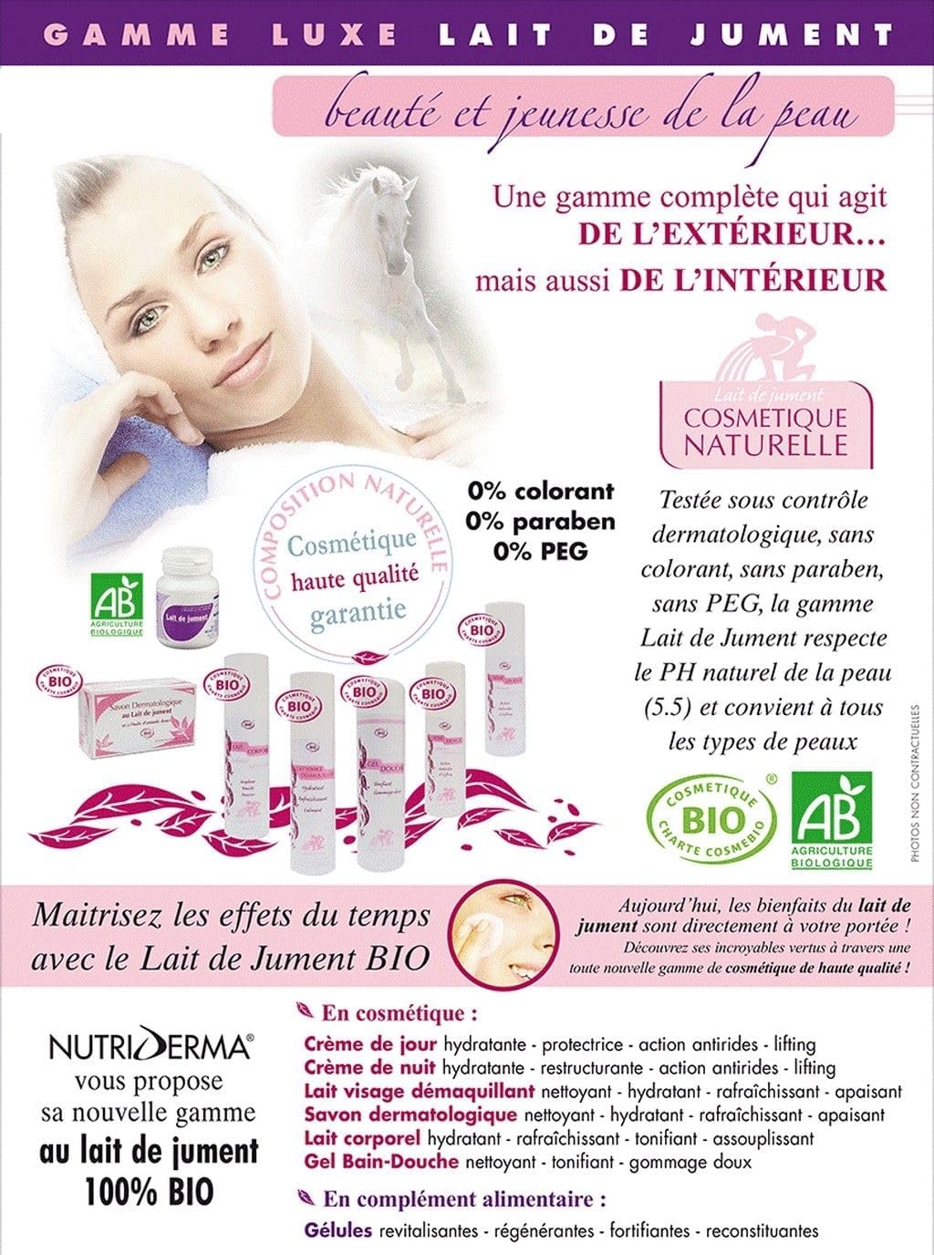 Organic Cleansing Milk with Mare's Milk