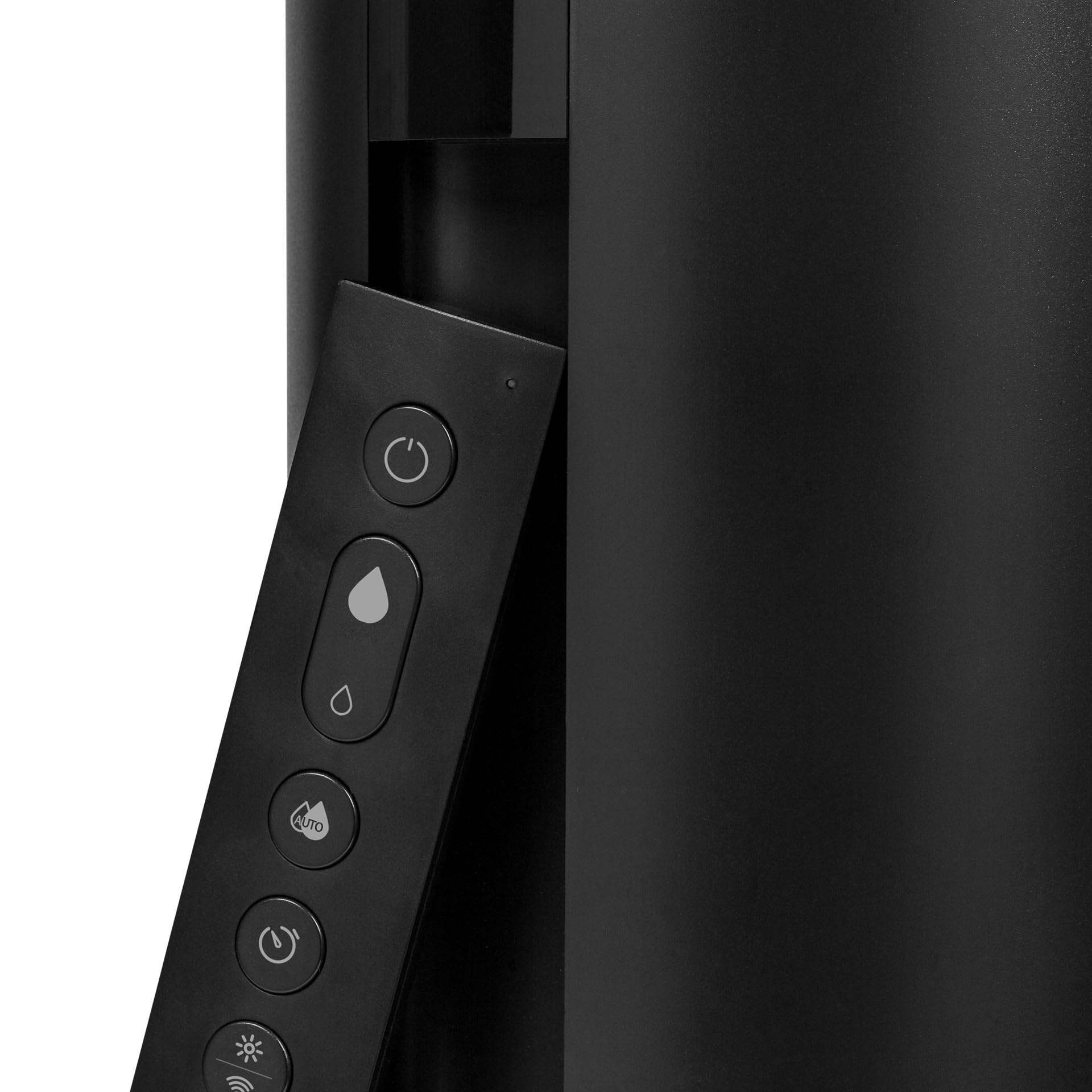 Duux Beam 2 Humidificador de aire silencioso - Humidificadores ultrasónicos para el hogar y el dormitorio - Producción de vapor 350 ml/h, 25 horas de uso - Mando a distancia integrado - (negro)