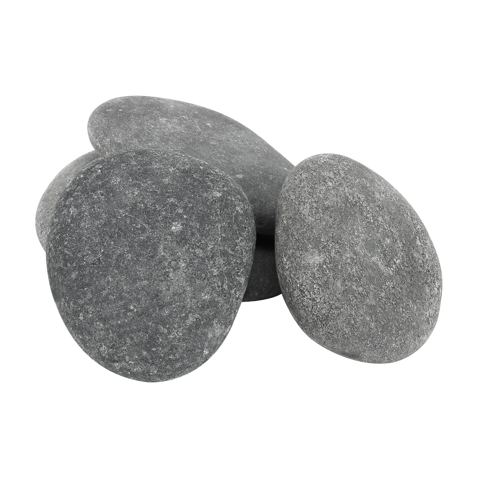 10 Pezzi Sassi da Dipingere, Ciottoli Naturali Lisci e Piatti per Pittura Fai da Te, Pietre Decorative per Acquario e Giardino, 8-10 cm