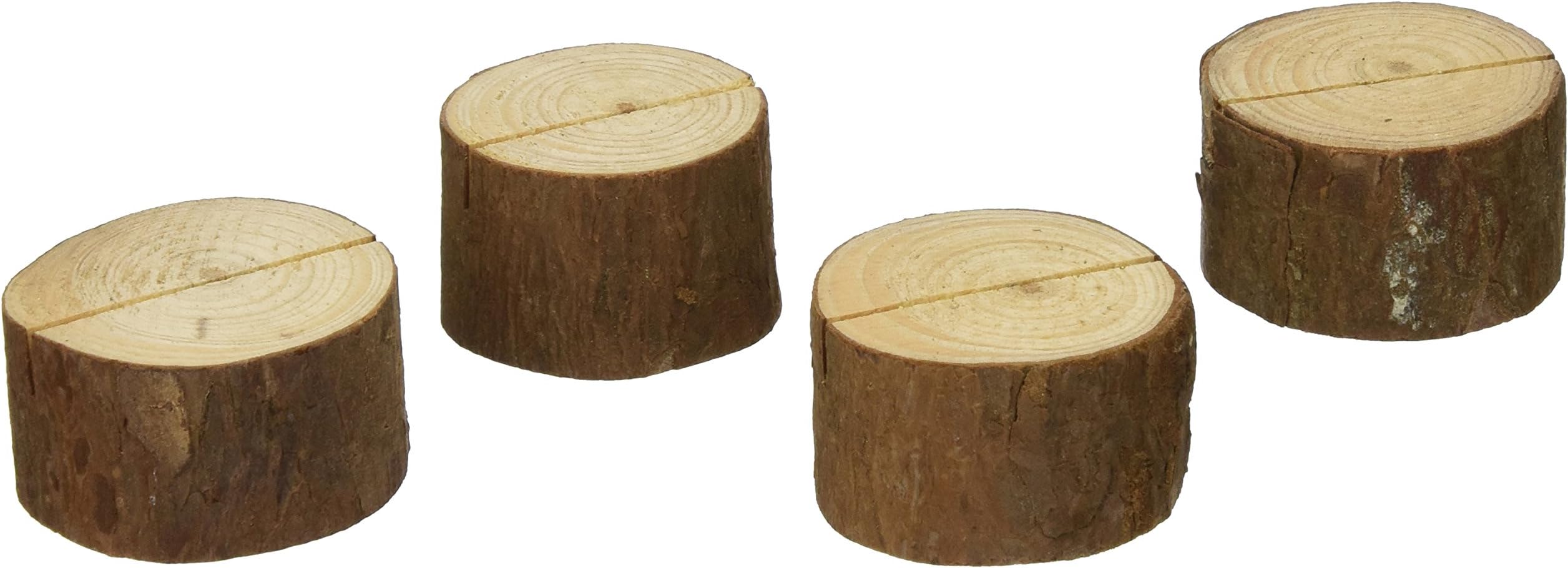 Kate Aspen4 Count Wood Place Card/Photo Holder, Rustic Real