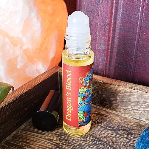 Miniatura 4 de Shadow Scents Aceite de perfume de sangre de dragón roll-on  Aceite corporal unisex terroso con notas de almizcle, especias y resina