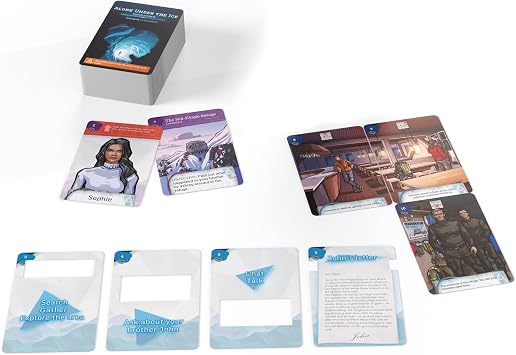 Lucky Duck Games Backstories: Alone Under The Ice | 1-6 Players, Ages 10+ | Gameplay 60 Minutes
