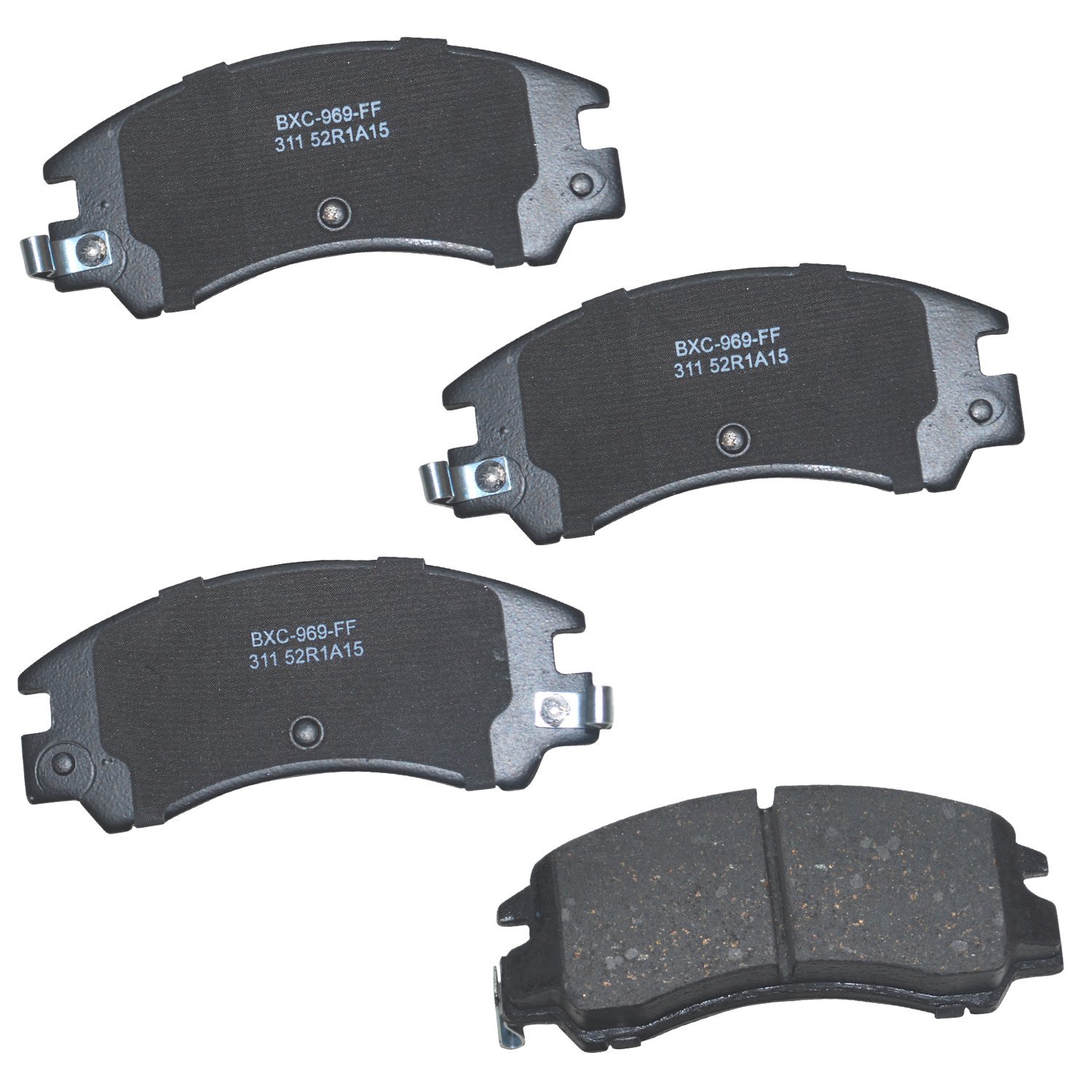 Bendix Premium SBC311 Ceramic Front Brake Pads for Subaru DL 1989-1985, GL 1989-1985, GL-10 1989-1985, Loyale 1994-1990, RX 1989-1985, XT 1991-1985