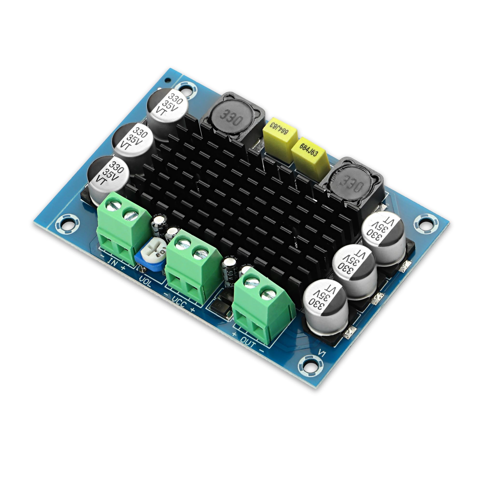 MEIRIYFA TPA3116D2 Mono Channel 100W Digital Power Amplifier Board, DC12-26V High Power Digital Amplifier Board Power Amp Module