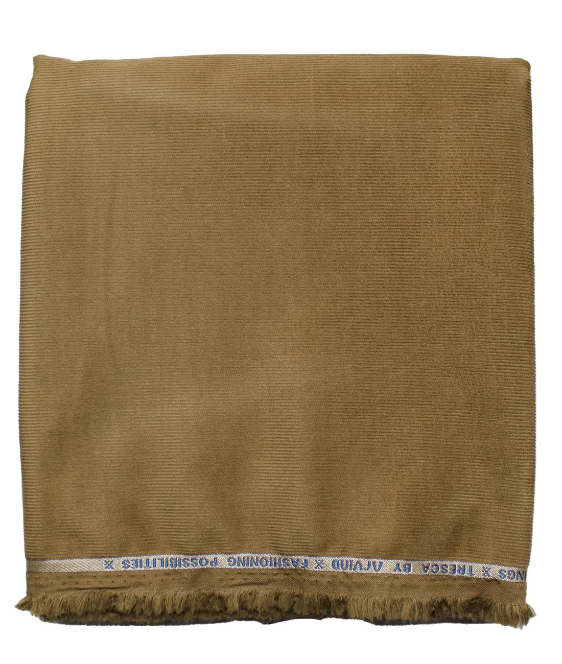 Tresca Men's Cotton Corduroy Stretchable Unstitched Corduroy Stretchable Trouser Fabric (Camel Brown)-image-33