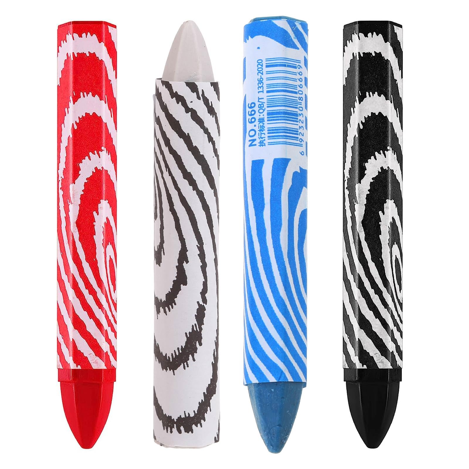 Muloo 50pieces Lumber Crayons Bulk Wax Tire Marker Drawing Crayons for Marking on Lumber Metal Wood Carton Ceramics Glass Plastic