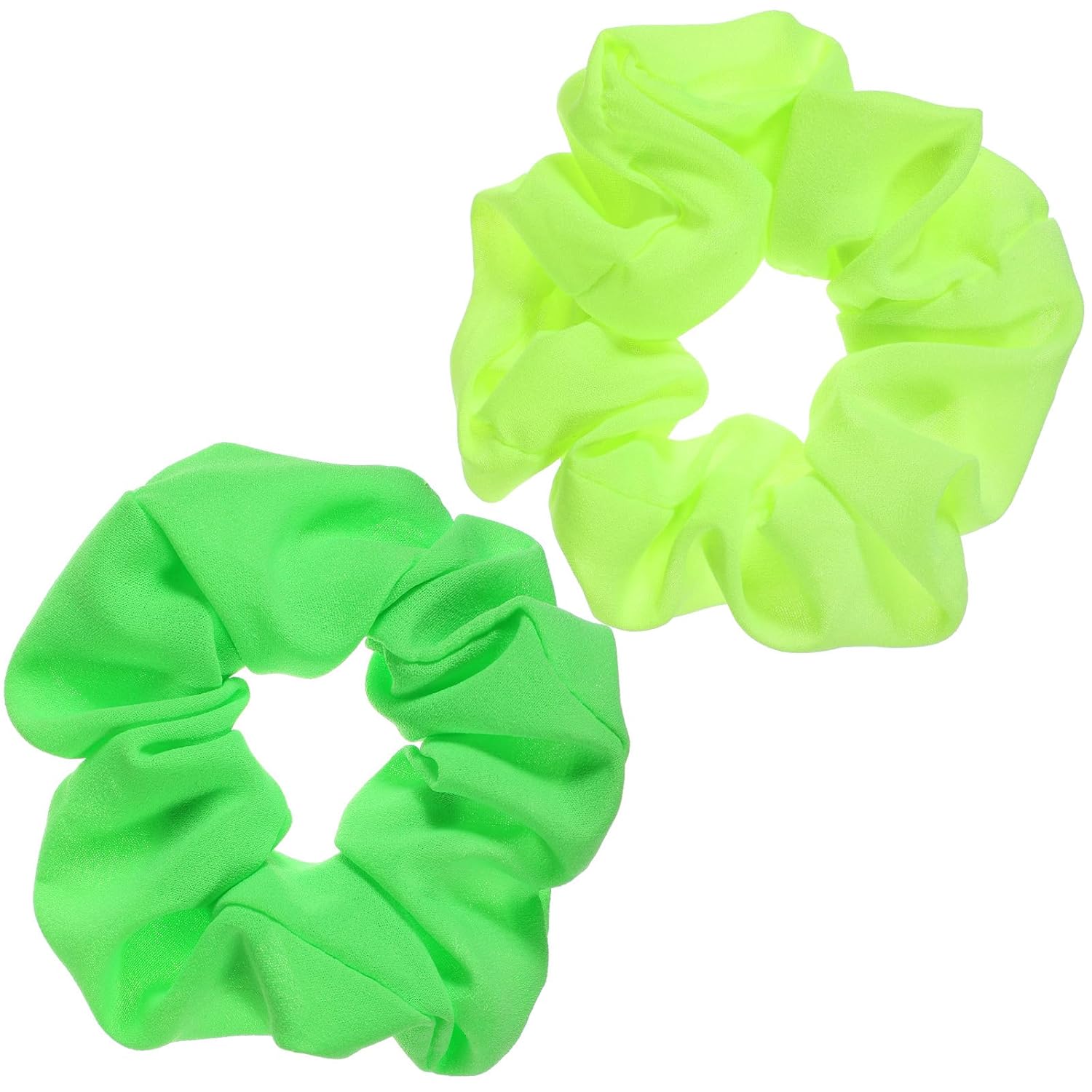 Green Scrunchies, Women Solid Color