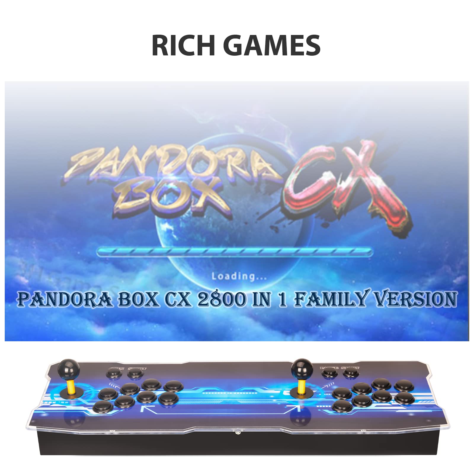 ARCADORA 3A orijinal Pandora Box CX Retro Arcade video oyun
