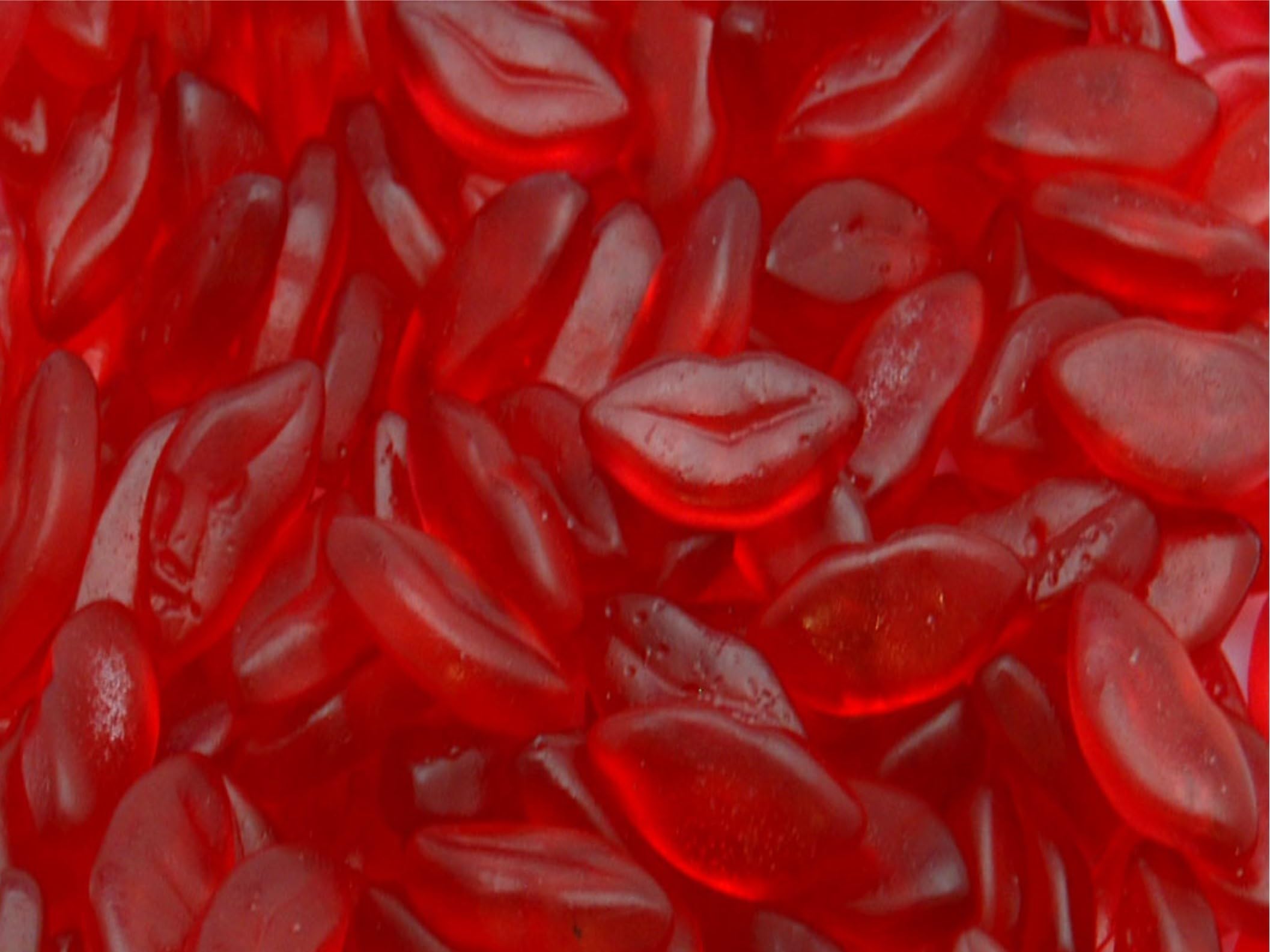 1kg Cherry Lips Candy Pick & Mix Sweets Mixed Assortment Gummy Selection Resealable Pouch Share Bag