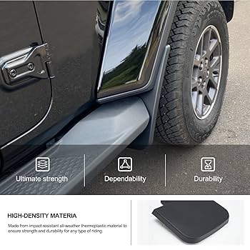 Amazon.com: Kiwi Master Mud Flaps for 2020-2025 Jeep