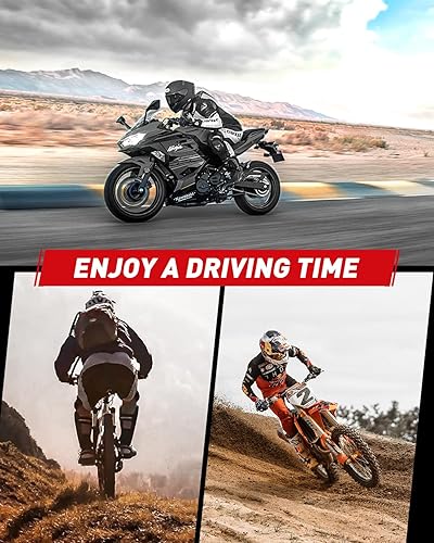 Miniatura 7 de Mmhpluos Guantes de motocicleta, guantes de motocicleta para pantalla táctil con nudillos duros, guantes tácticos, guantes de equitación