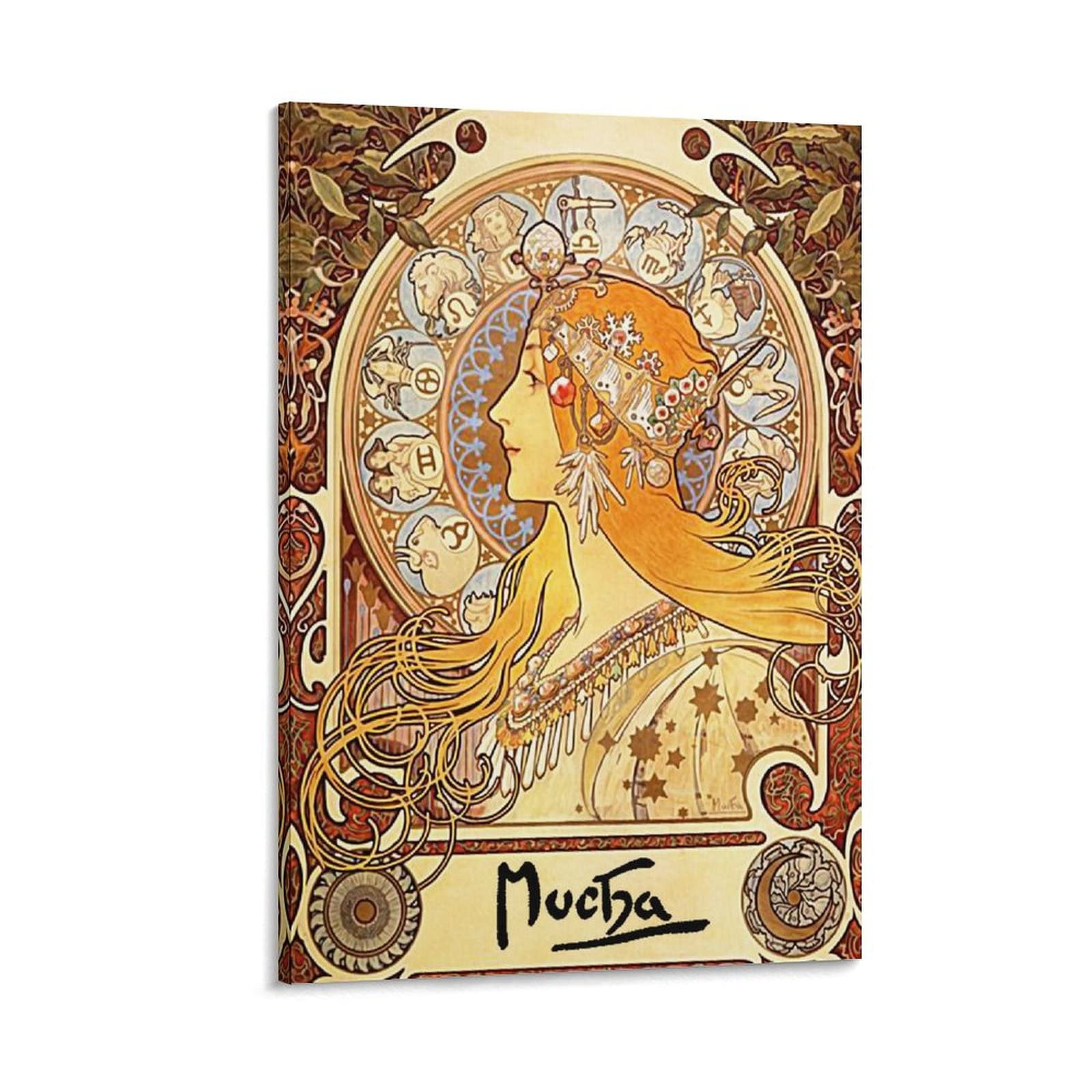 Amazon.co.jp: Alphonse Muchaアルフォンス・ミュシャ画家の作品「黄道 