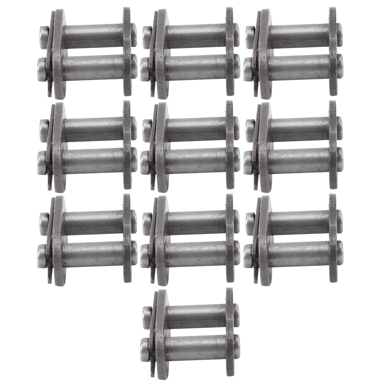 Chain Master Link Roller, 428 Chain Master Link Replacement 10Pcs 428 Chain Buckle Master Link Steel Motorcycle Chain Connection Links 40 Roller Chain Connecting Links Joint