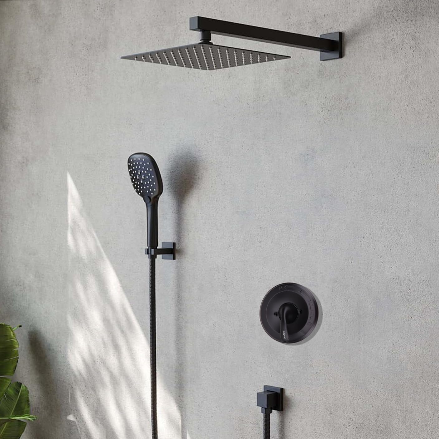 T13020-BL Matte Black Shower Handle Replacement for Delta Classic 13 Series Single-Function Shower Valve Trim Kit,Faucet Parts Fit Delta Shower Valve R10000 Series (Only Handle,Cartridge Not Included)
