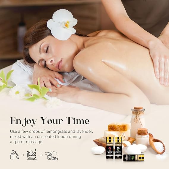 Essential Oils Set -120 Pcs Aromatherapy Essential Oil Kit for Diffuser, Humidifier, Massage, Skin Care, Candle Making - Fruity, Floral, Bakery, Mens, Woody & Herbal Essential Oil Gift Set