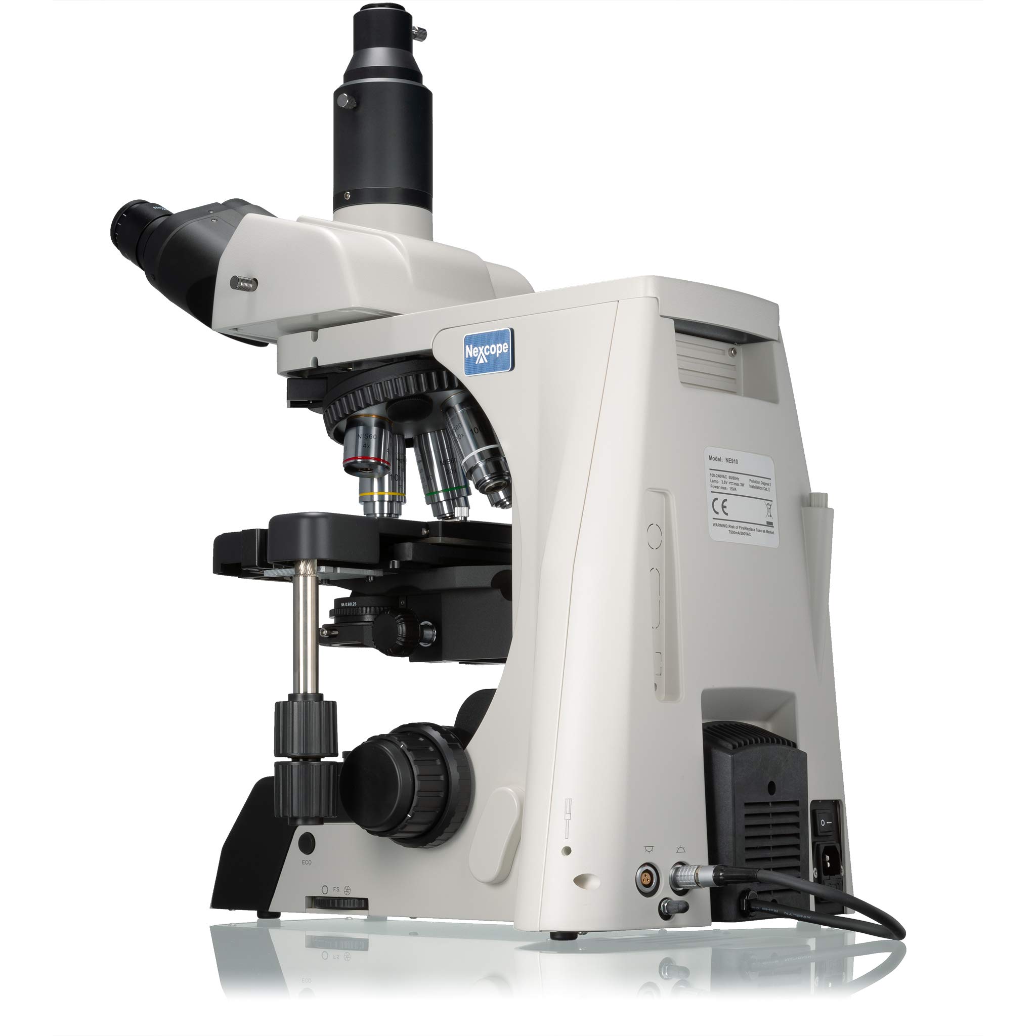 Microscopio Profesional de Laboratorio NE910 con Alta Capacidad de ampliación.
