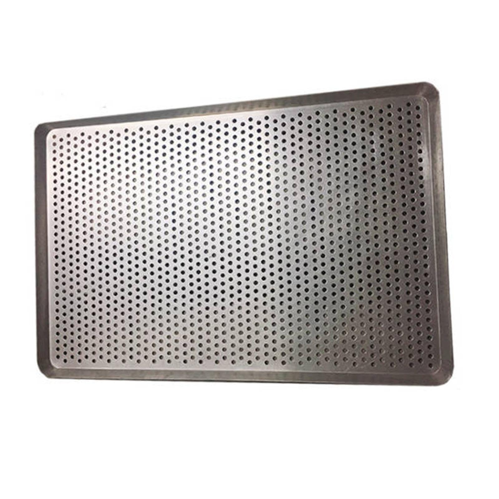 Bandeja para cocinar al vapor rectangular construida en aleación de aluminio duradera 8