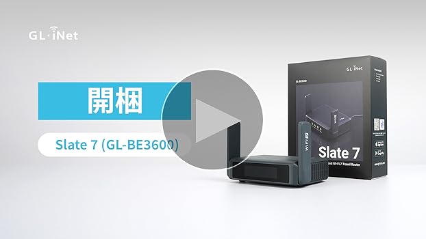 Amazon.co.jp: GL.iNet GL-BE3600 (Slate 7) Wi-Fi 7 トラベルルーター
