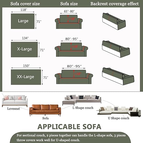 Miniatura 7 de DREAMINGO Funda floral para sofá de 2 cojines, funda de felpa gruesa de 71 x 118 pulgadas, funda de sofá jacquard vintage con borlas para sala de