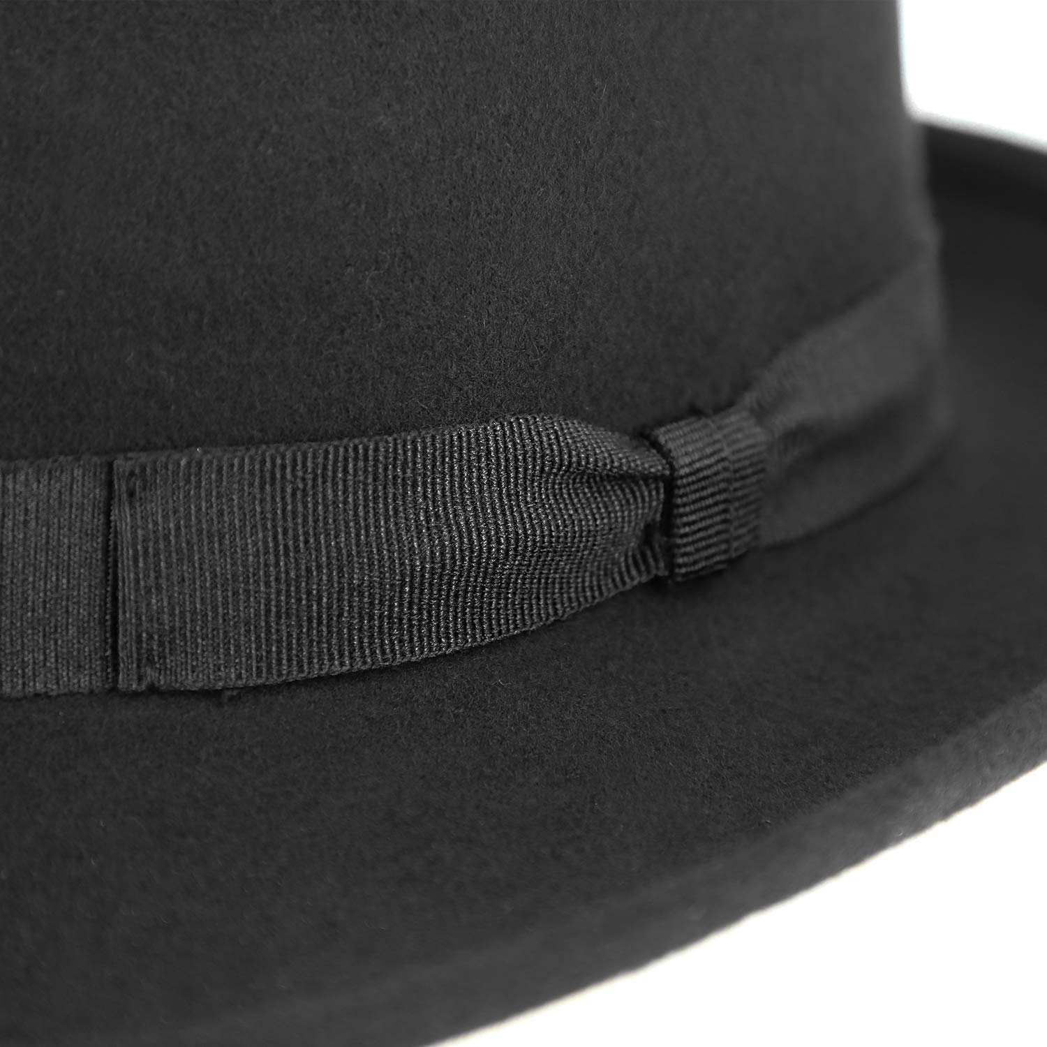 fiebig Fedora Wollfilzhut | Bogart Filzhut für Damen und Herren | Klassischer Sitz im Sommer und Winter | Classic Hat Made in Italy