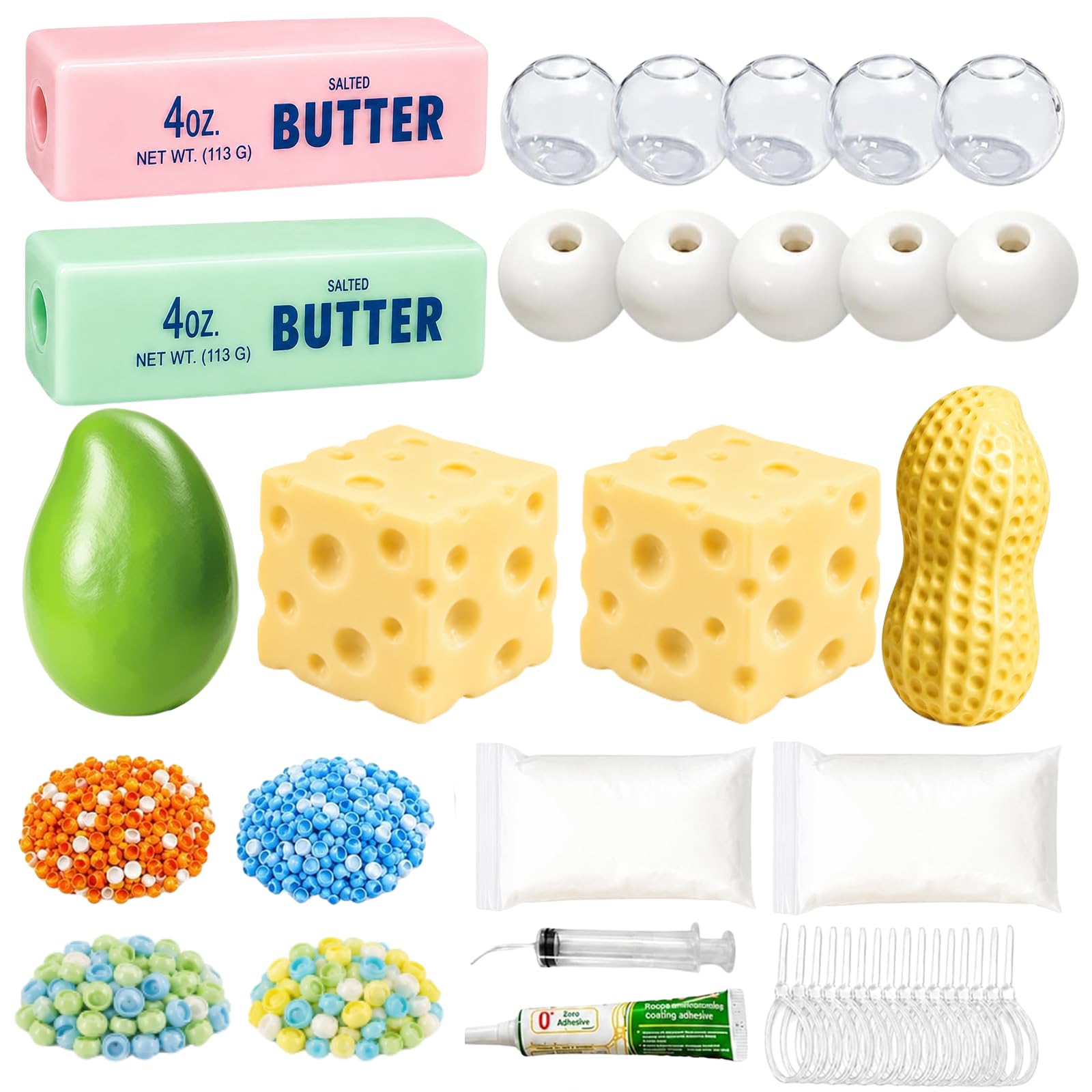 16pcs Squishy Making Kit, Squishy Maker Skins Make Your Own Squishies Set