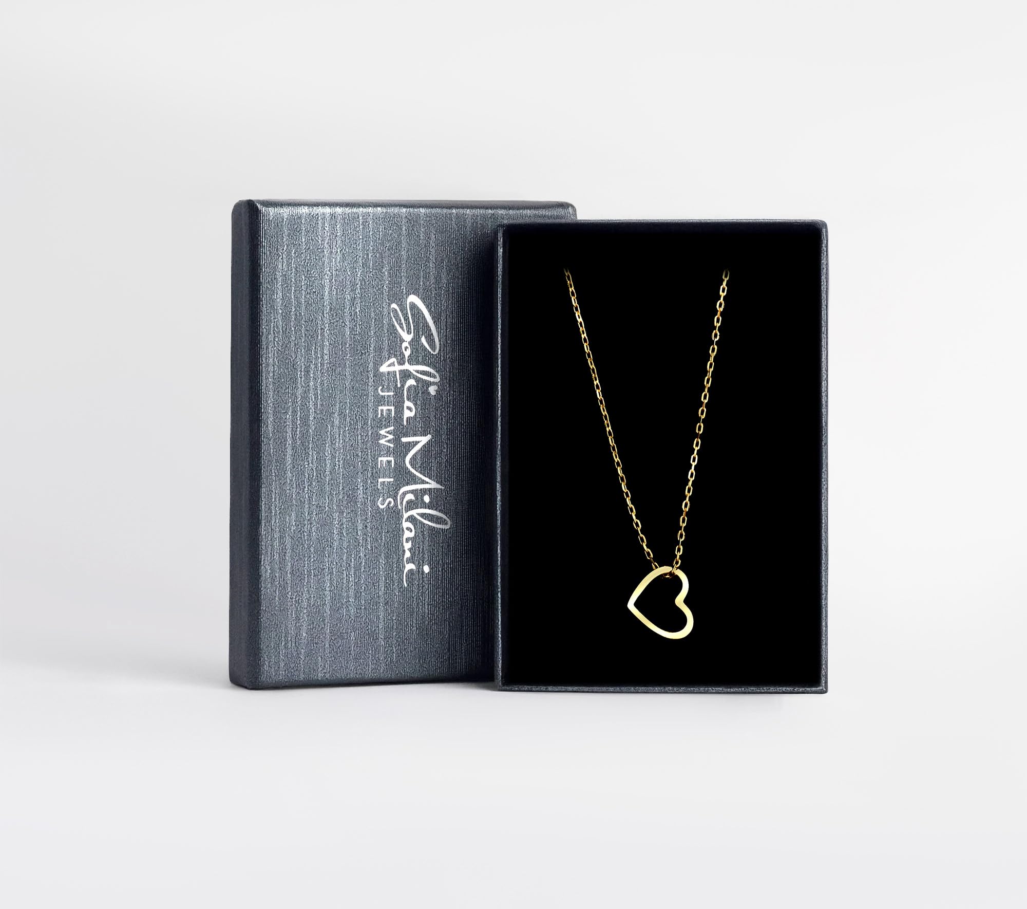 Sofia Milani - Collar para Mujeres en Plata de Ley 925 - Colgante de Corazón