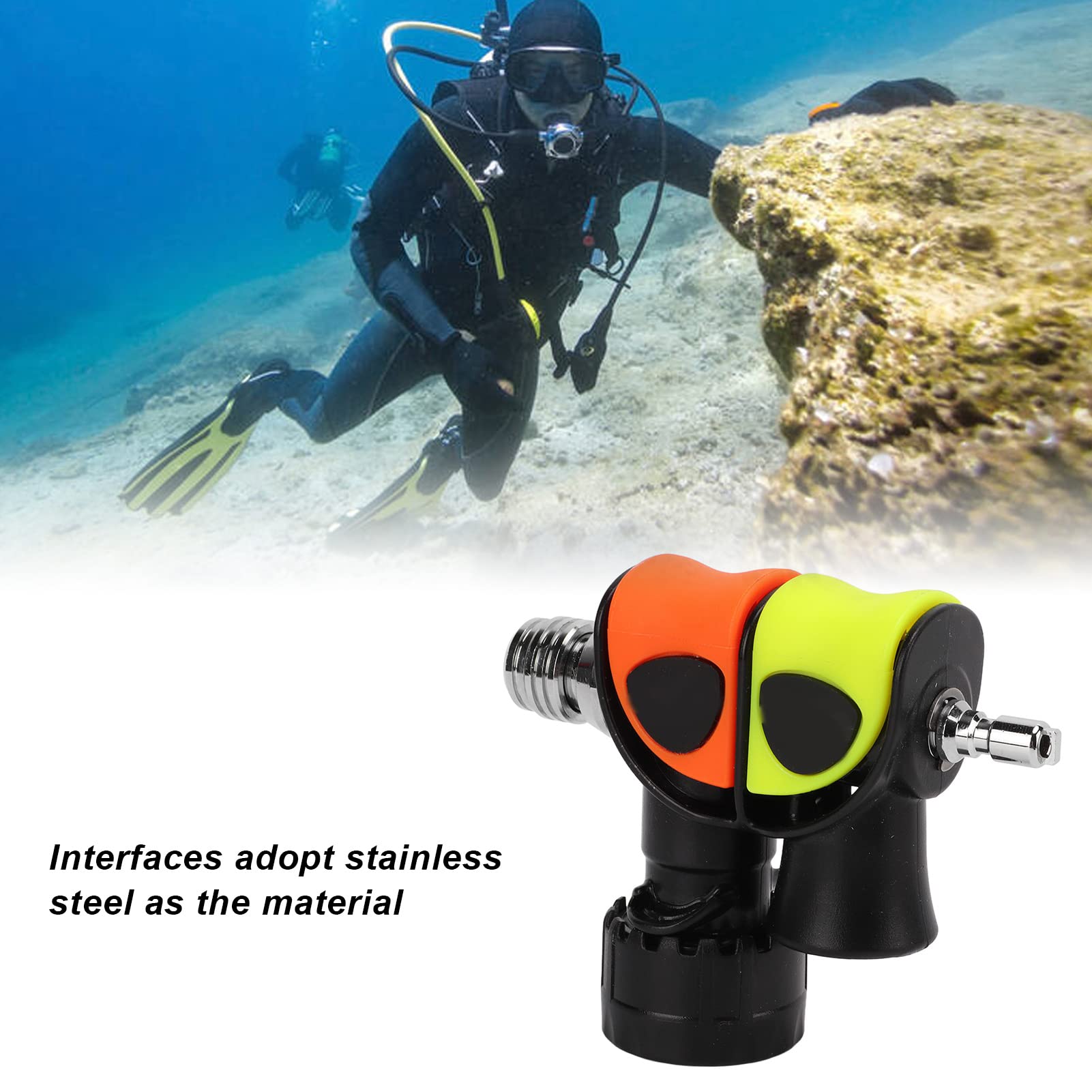 Tyenaza Cicalino per Immersione a Doppia Frequenza, Cicalino per Immersione Sirena a Doppia Frequenza Generatore Acustico di Segnale Universale Subacqueo Anfibio per Esterno
